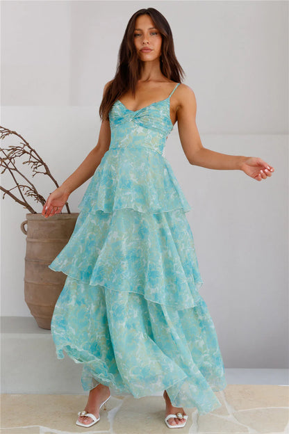 Cascata Maxi Dress Mint