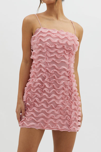 Tizzy Embellished Mini Dress Pink