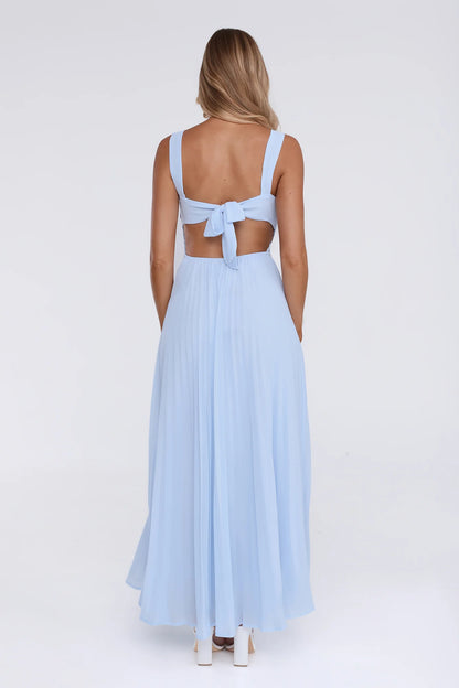 Pretty In Daylight Maxi Dress Blue